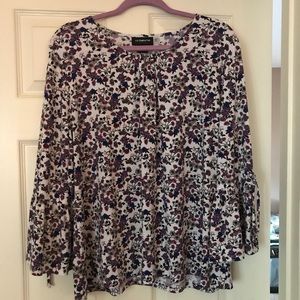Liz Claiborne floral tunic